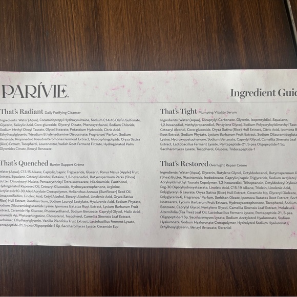 🩷 Full size PARIVIE skincare set 🩷 - Picture 2 of 3